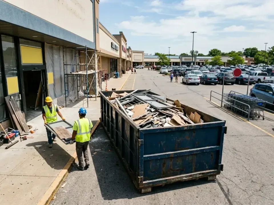 retail-store-renovation-debris-003 — frequently asked questions, Roll-off Dumpster Rentals in West Fargo, ND